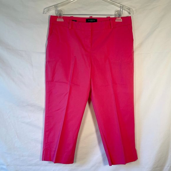 Talbots Signature Hot Pink Capri Size 10P - Picture 1 of 5